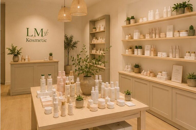 intérieur boutique LM Kosmetic