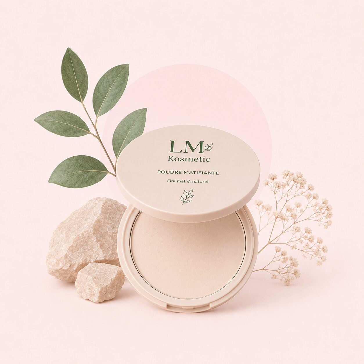 poudre matifiante pour le teint, naturel
